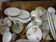 Quantity of vintage china and crockery teaware by Portmeirion etc