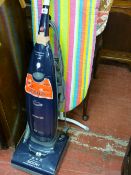 Hoover 2100w upright vacuum cleaner and an ironing board E/T