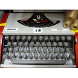 Cased Olivetti Roma typewriter
