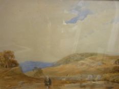 F G REYNOLDS framed watercolour study - titled 'Capel Curig, North Wales', 28 x 39 cms