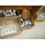 Large parcel of household kitchen and glassware etc