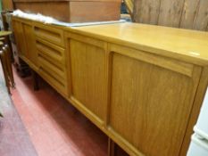 Meredew mid Century sideboard with four central drawers