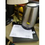 Small DVD player, kettle and lamp E/T