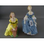 Two Royal Doulton ladies 'Hilary' HN2335 and 'Judith' HN2278