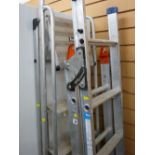 Abru threeway ladder and an Abru stepladder