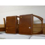 Pair of wood effect side tables etc