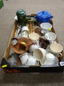 Box of miscellaneous china and similar items