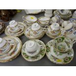 Cabinet cups and saucers in various floral patterns including Foley 'Broadway', Paragon etc
