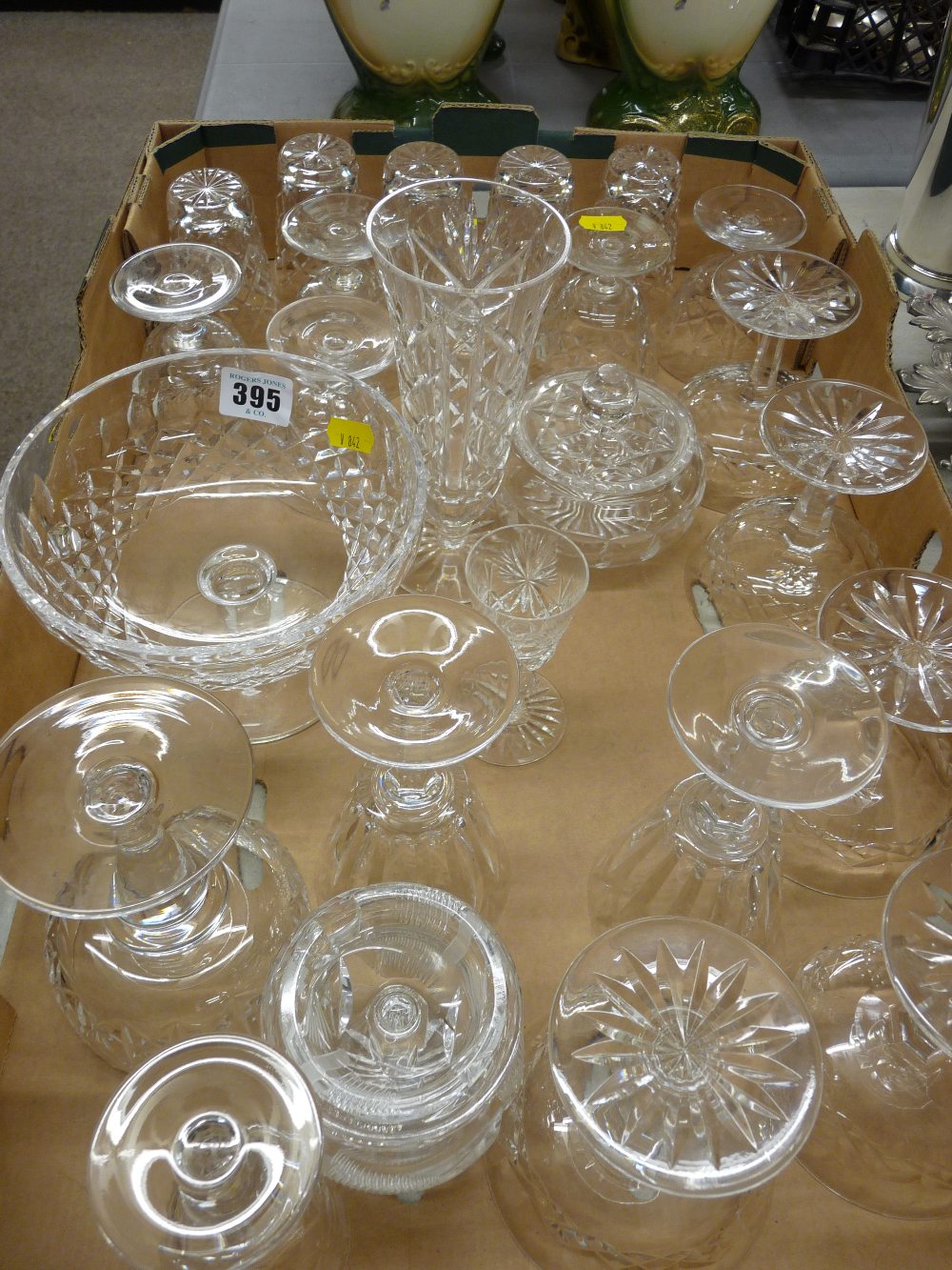 Parcel of mainly drinking glassware including Waterford, Stuart etc