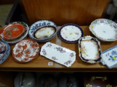 Good quantity of Staffs and other display plates and similar items