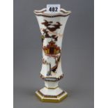 Royal Worcester vase with gilt and red chinoiserie decoration
