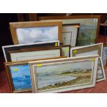 Quantity of framed pictures and prints by JILL MICKLE and others