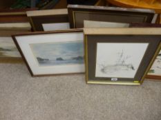Large parcel of paintings and prints, many wildlife, KEITH ANDREW print etc