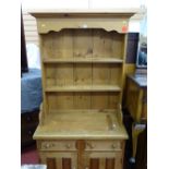 Antique style stripped pine dresser