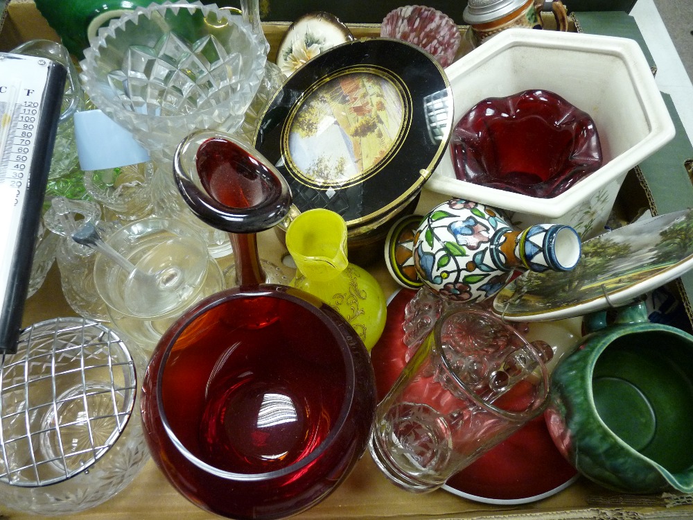 Parcel of decorative glassware, porcelain etc