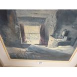 KEITH ANDREW limited edition (175/550) print - 'Bedroom, Gwyndy Bach', 35 x 37 cms