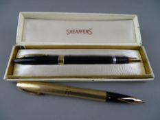 TWO SHEAFFER PENS including Imperial fountain pen & a boxed Sovereign TM fountain pen