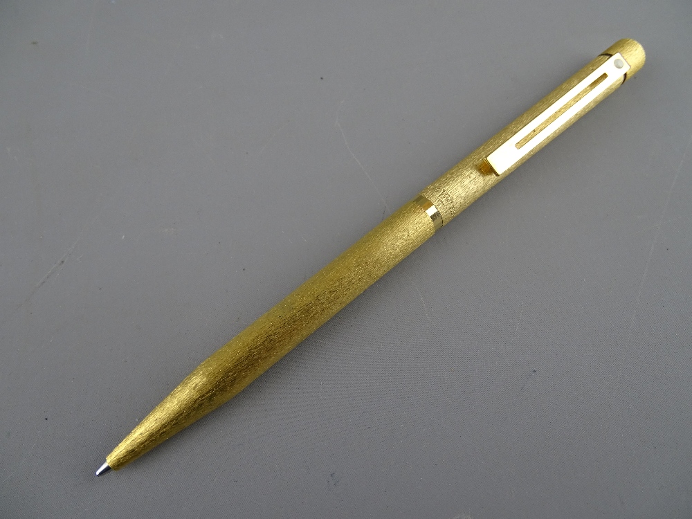 A SHEAFFER TARGA SLIMLINE BALLPOINT PEN