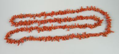 A PINK CORAL NECKLACE