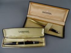 TWO SHEAFFER PENS including Triumph fountain pen & boxed Snorkel Saratoga fountain pen