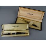 TWO SHEAFFER PENS including Triumph fountain pen & boxed Snorkel Saratoga fountain pen