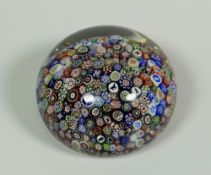 BACCARAT CLOSE PACKED MILLEFIORI PAPERWEIGHT