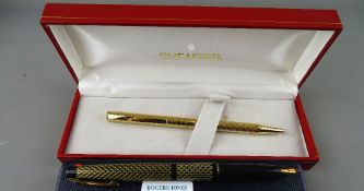 TWO SHEAFFER PENS including boxed Fashion slimline ballpoint pen & a boxed Lady 904 Paisley fountain