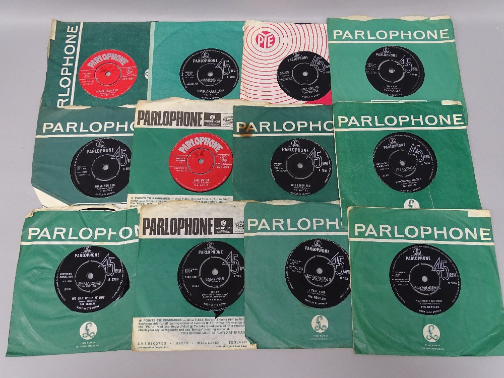 RECORDS - five The Beatles LPs and twelve The Beatles 45rpms, four Cilla Black, two Billy J - Bild 7 aus 12