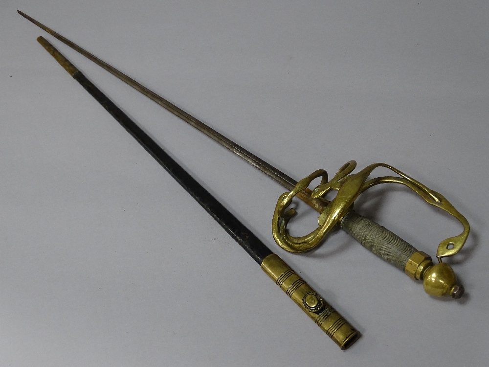 FOUR VINTAGE & REPRODUCTION SWORDS including an African tribal sword with bound grip and leather - Image 7 of 14