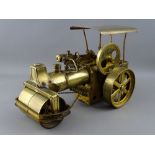 A WILESCO LIVE STEAM ROAD ROLLER TRACTION ENGINE (used condition)