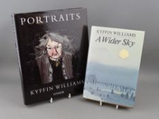 BOOKS - Sir Kyffin Williams 'Portraits' with dustcover and with signed greeting by Sir Kyffin on