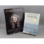 BOOKS - Sir Kyffin Williams 'Portraits' with dustcover and with signed greeting by Sir Kyffin on