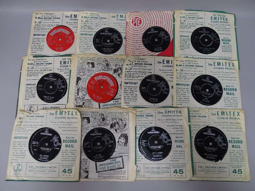 RECORDS - five The Beatles LPs and twelve The Beatles 45rpms, four Cilla Black, two Billy J - Bild 8 aus 12
