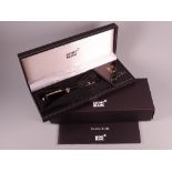 A LADY'S MONT BLANC FOUNTAIN PEN, unused, in original box with outer sleeve and service guide,