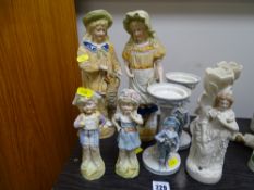 Parcel of Continental figurines and similar items