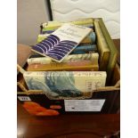 Box with several Emyr Humphreys publications, some signed