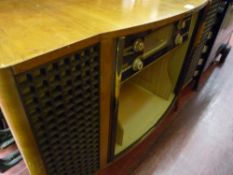 Decca stereogram, model no. SRG500 in a vintage wooden cabinet E/T