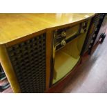 Decca stereogram, model no. SRG500 in a vintage wooden cabinet E/T