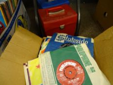 Quantity (in cases and boxes) of 45rpm records