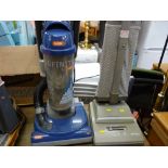 VAX Infinity 1500w upright vacuum cleaner and a vintage style Hoover vacuum cleaner E/T