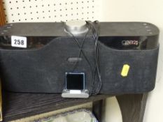 iPod shuffle and a docking station E/T