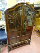 Interesting display cabinet with domed top
