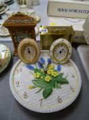 Parcel of decorative clocks