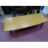Mid Century coffee table on tapered legs by Formwood