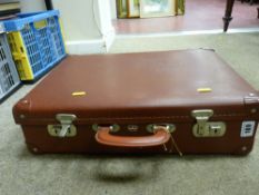 Vintage hard case suitcase by Python