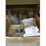 Large parcel of assorted glassware