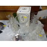 Parcel of good quality mixed glassware