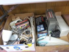 Two boxes of mixed household items E/T