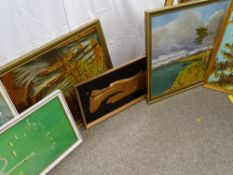 Parcel of paintings and prints