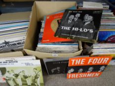 Large quantity of well categorized LP records including The Ink Spots, The Four Freshmen, The High